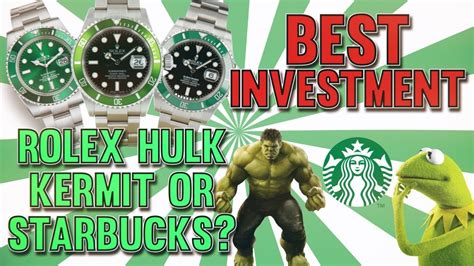 starbucks vs hulk rolex|rolex kermit vs hulk starbucks.